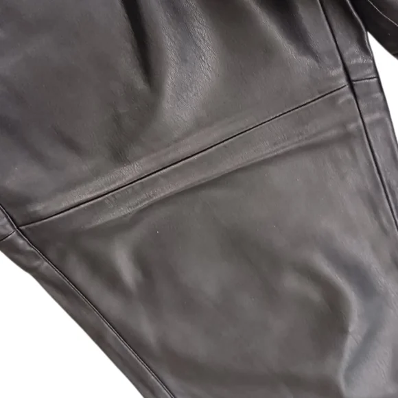 Mango Leather-Effect Drawstring Trouser - Picture 6 of 7